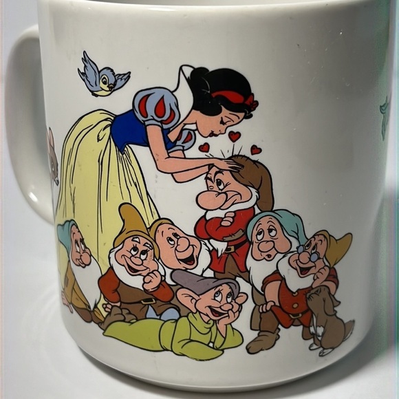 Vintage Walt Disney Mug Snow White and the‎ Seven Dwarfs Cup by Applause - Picture 7 of 8